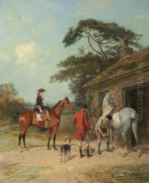Visit To The Blacksmith - view 1