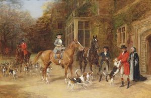 Off To The Hunt by Heywood Hardy
