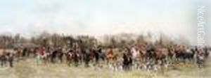 Meet Of The Zetland Hunt At Ashe
 House, Richmond, Yorkshire Withhrh The Prince Of Wales In Attendance
