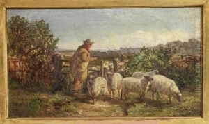 A Shepherd Counting His Flock A Shepherd Counting His Flock