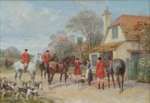The Meet At The Bell by Heywood Hardy