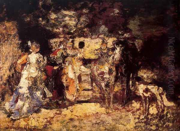 Ladies in a park - view 1