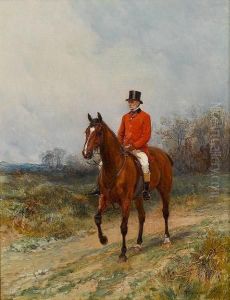 Major George Hodgson's Morning Ride by Heywood Hardy
