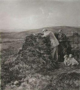 Grouse Shooting by Heywood Hardy