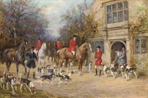 Before The Hunt by Heywood Hardy