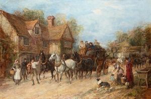 The Morning Coach by Heywood Hardy