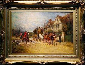 Passing The Coach by Heywood Hardy