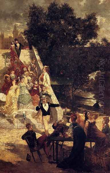 The Terrace of Chateau of St. Germain - view 1