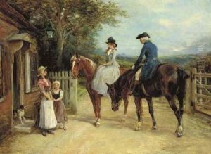 A Stop Before The Ride by Heywood Hardy