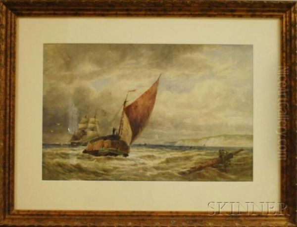 Boats Off The Coast. - view 1