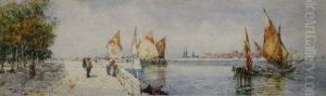 The Public Gardens, Venice by Thomas Bush Hardy