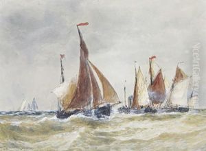 Fishing Boats by Thomas Bush Hardy