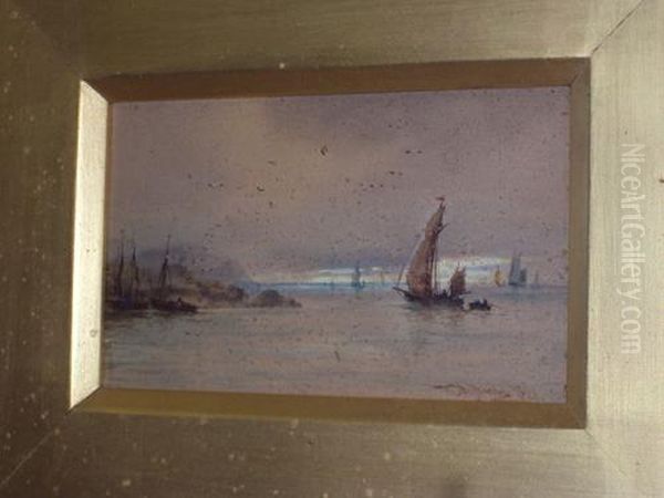 Coastal Scene With Fishing Boats - view 1