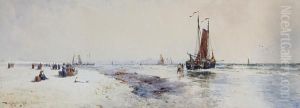 On The Beach At Scheveningen