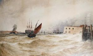 Portsmouth Harbour by Thomas Bush Hardy