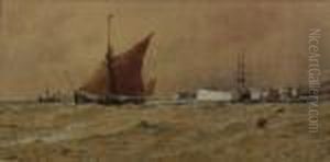 "off South Foreland" by Thomas Bush Hardy