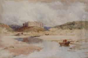 Manorbier Castle by Thomas Bush Hardy