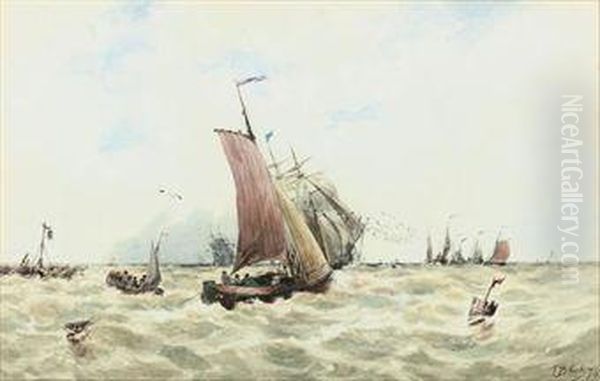 Congested Waters At The Harbour Mouth - view 1