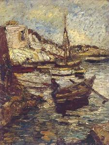 Boats in a harbour