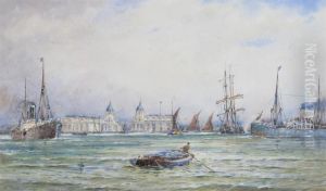 View Of Greenwich From The River