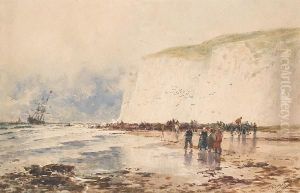 Under Beachy Head by Thomas Bush Hardy
