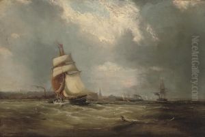 The Mouth Of The Medway by Thomas Bush Hardy