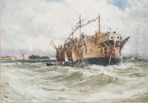 View Of H.m.s Fondroyant, Portsmouth