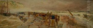 A North-easterly - Scarborough by Thomas Bush Hardy