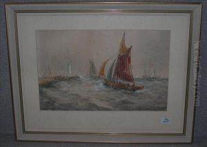 Description
After Thomas Bush Hardy Fishingboat At Quay Side by Thomas Bush Hardy