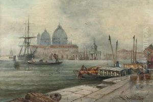 On The Waterfront, Venice by Thomas Bush Hardy