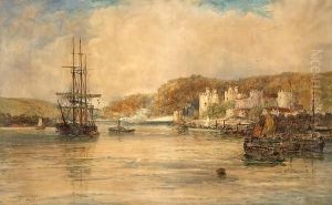 A View Of Conway Castle From Across The River