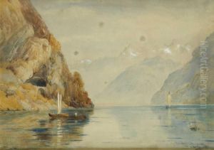 Paisagem Com Lago (lago Lucerne) by Thomas Bush Hardy