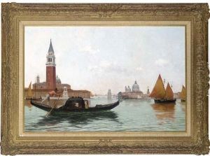 A Gondola Heading For St. Mark's, Venice