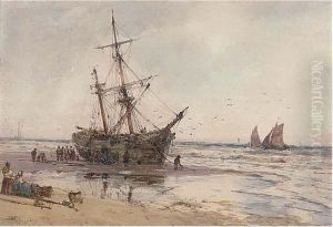 Salvaging The Wreck by Thomas Bush Hardy