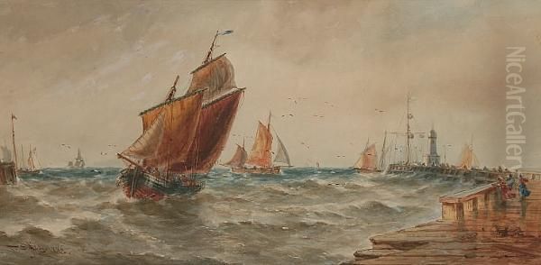 Fishing Boats Off Calais - view 1
