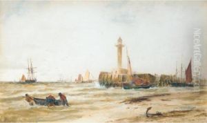 Entrance To Calais Harbour
