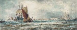 Shipping On The Thames At Greenwich