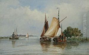 A Dutch Canal by Thomas Bush Hardy