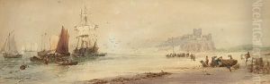 Bamborough Sands by Thomas Bush Hardy