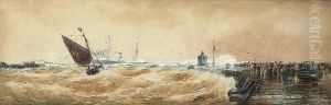 Gorleston Pier by Thomas Bush Hardy