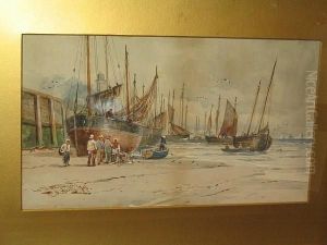 'scarborough', And 'low Tide Scarborough' by Thomas Bush Hardy