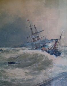 Rescued From Caister Bank by Thomas Bush Hardy