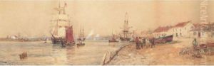 Old Sussex Port by Thomas Bush Hardy