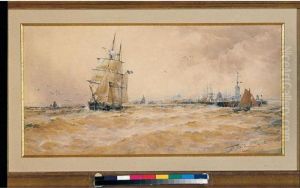 Leaving Harbour by Thomas Bush Hardy