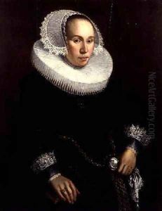 Portrait of a Lady by Michiel Jansz. van Miereveld