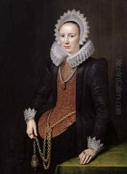 Portrait of a Lady aged 29 1615 - view 1