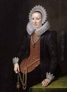 Portrait of a Lady aged 29 1615 by Michiel Jansz. van Miereveld