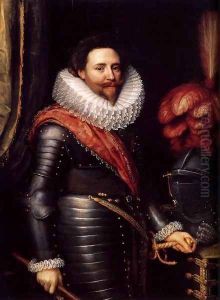 Portrait of Frederick Hendrick, Prince of Orange-Nassau by Michiel Jansz. van Miereveld