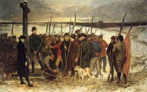 Le Guerre des Paysans (le Ressemblement) by Constantin Meunier