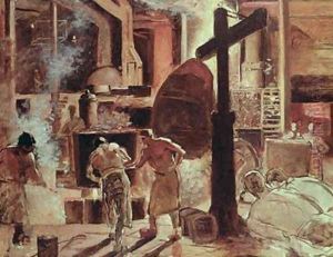 The Steelworks by Constantin Meunier